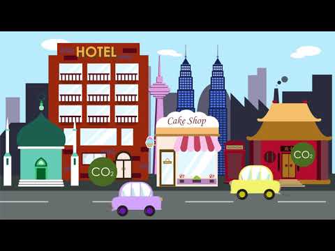 Global warming educational video through motion graphic