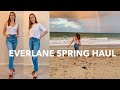 EVERLANE SPRING TRY-ON HAUL | (Part I) The Cheeky Jeans, Tops, Dresses & Trying Multiple Sizes!