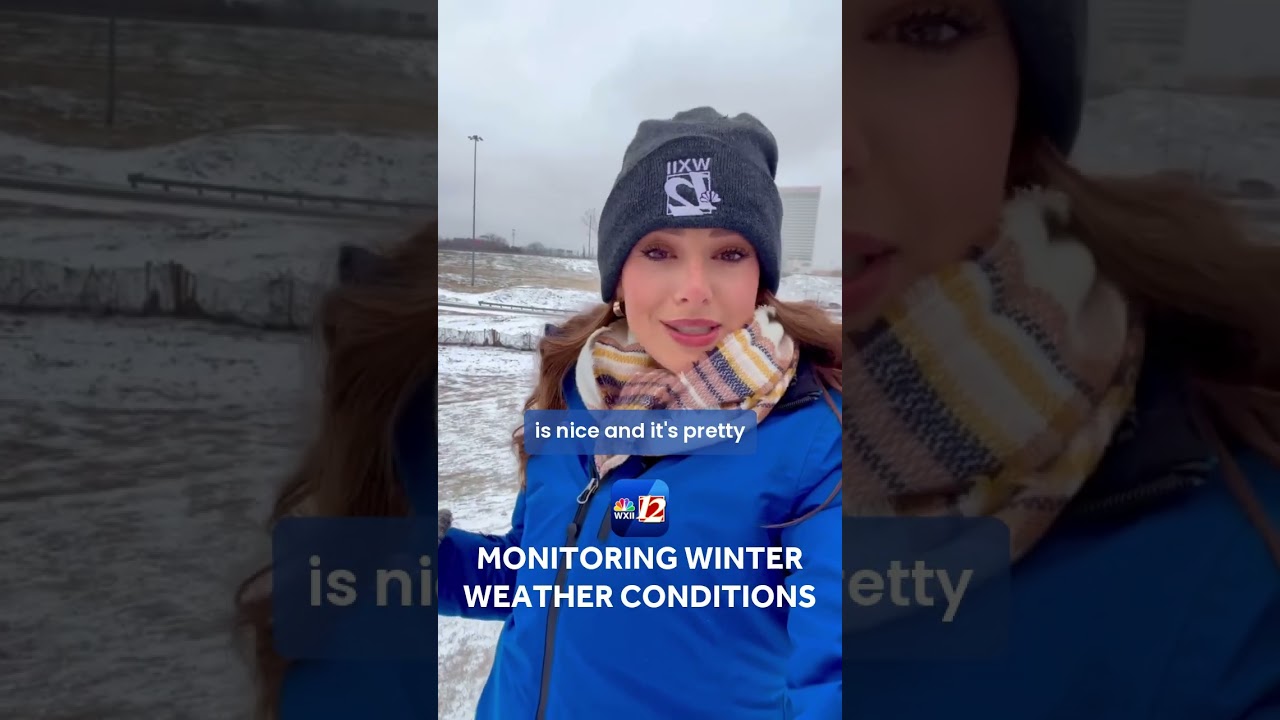 Winter weather conditions across the Triad