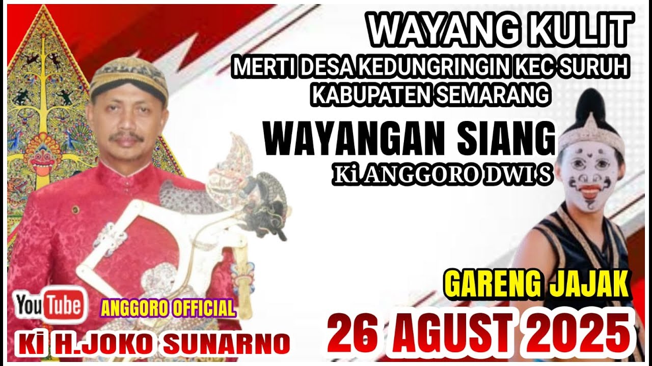 #LIVE WAYANG KULIT 'Ki H.JOKO SUNARNO & GARENG JAJAK / KEDUNGRINGIN SURUH KAB SEMARANG /
