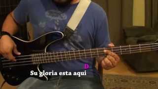 Video thumbnail of "Algo Esta Cayendo Aqui - Bass"