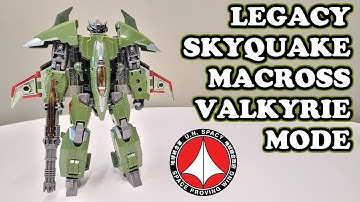 Transformers Legacy Evolution Prime Universe Skyquake Macross Mode