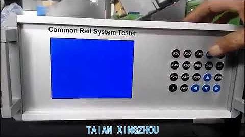 CRS3  cr2000a common rail system tester operation video crs300