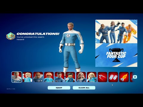 How I WON The NEW Fantastic Four Skin Cup