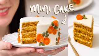 make a tiny carrot cake…that you can eat all by yourself by Jasma Fusion Cuisine 20,292 views 1 year ago 7 minutes, 24 seconds