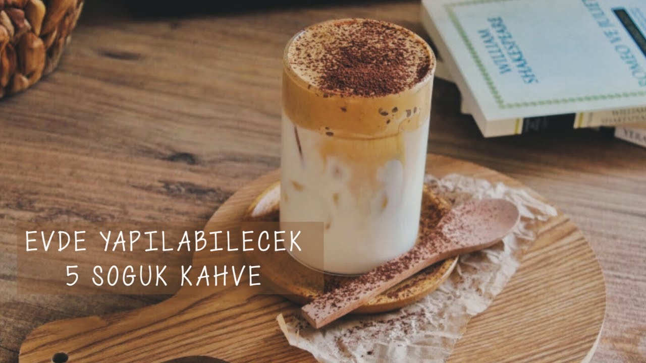 Günlük Sessiz vlog 5 kolay soğuk kahve tarifi☕ MAKİNESİZ YouTube