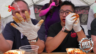 EXTREME Hot Wings Eating Contest - Reading Chilli Festival 2016