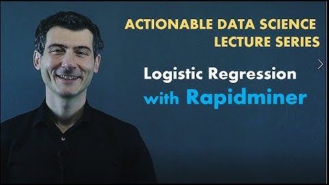 Logistic Regression with Rapidminer