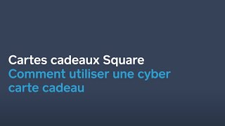 Comment Utiliser Une Cyber Carte Cadeau