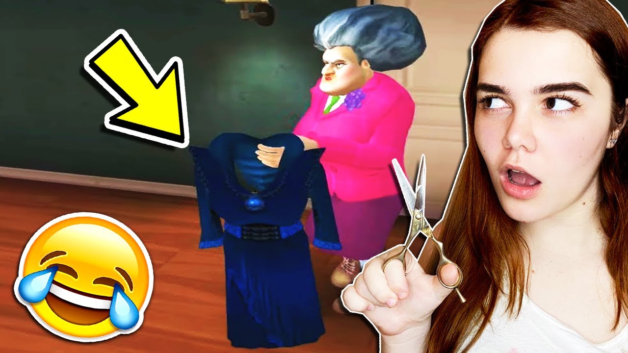 VAMOS CORTAR O VESTIDO DA PROFESSORA (Scary Teacher 3D) 