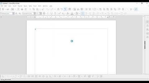 1 How To Save and Open  Your File in Libre Office Writer.