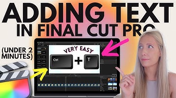 🎬 Tutorial: Tekst toevoegen in Final Cut Pro voor beginners