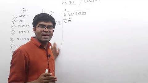 Square and square root|Ex.3.5part |class 8th|