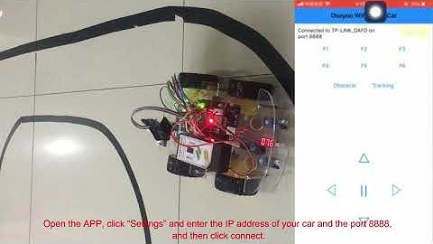 OSOYOO V2.1 Robot Car for Arduino Lesson 6 : WIFI IoT controlled