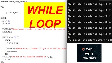 While loop - Pascal