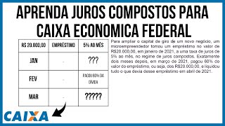 JUROS COMPOSTOS I (Caixa Economica Federal) Matemática