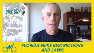 Florida Ebike Restrictions and Laws | Classes of Ebikes | Who Can Ride an Electric Bicycle