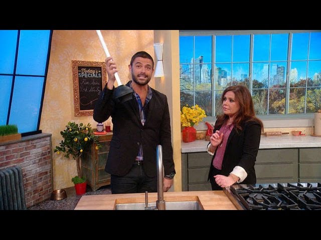Use a Plunger to Clear a Stopped Sink | Rachael Ray Show