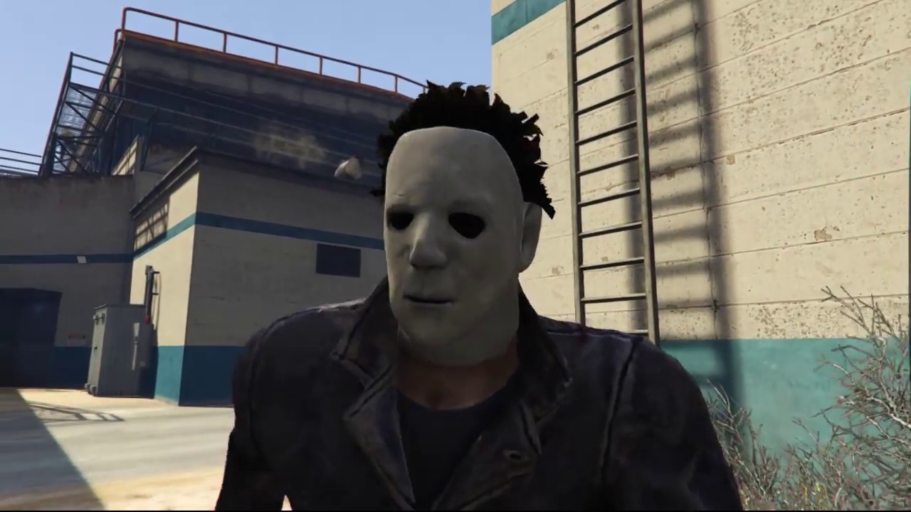 Outside Halloween (GTA 5 FILM) Michael Myers.