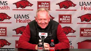Bobby Petrino introduced as Arkansas' new offensive coordinator