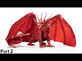 Origami Ancient Dragon tutorial 4K (Satoshi Kamiya) part 2 折り紙 エンシェントドラゴン