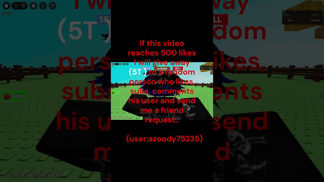 Giving Away 5T In Grow A Garden Roblox Growagarden