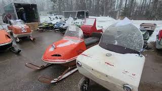 White Pine Antique and Vintage snowmobile show 2024