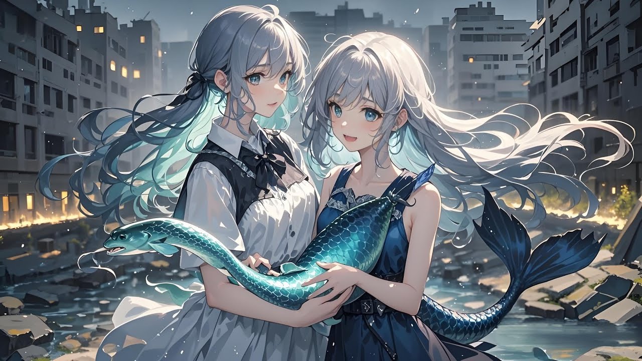 Reborn,sis chose the Dark-tailed Mermaid first—I was left with the Silver-tailed one.She had no idea