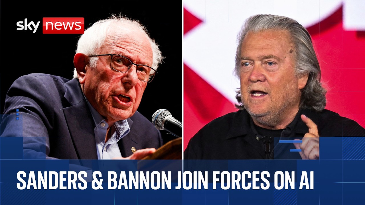 ‘AI is advancing exponentially every single day’ - Sanders and Bannon weigh in on AI debate