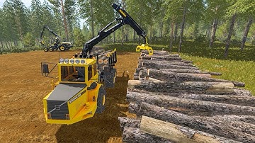 Cutting down trees *timelapse* | Pondcliff Logging | Farming Simulator 2017 | Episode 1