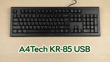 Розпаковка A4Tech KR-85 USB