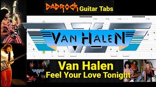 Feel Your Love Tonight  Van Halen  Guitar  Bass Tabs Lesson