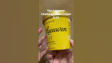 Van Leeuwen Champagne Ice Cream #shorts #snackreview #walmartfinds #icecreamreview #vanleeuwen