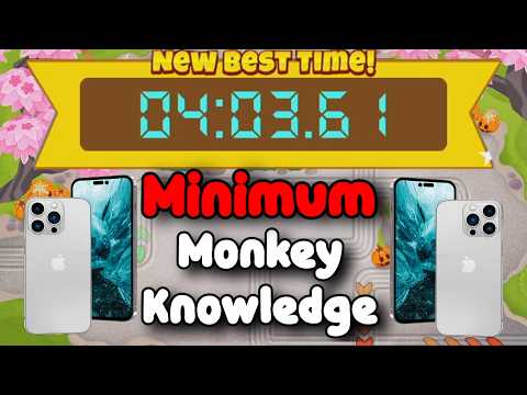 BTD6 Race Mobile Friendly Tutorial 📱 Minimum Monkey Knowledge 📱 Brickells Zen Garden