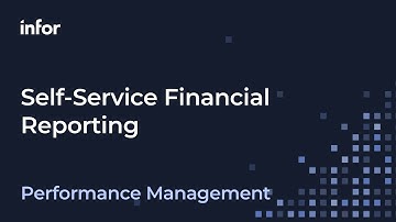 Self-Service Financial Reporting in Infor EPM