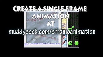 Create a single frame animation (scanimation)