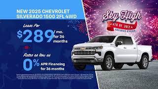 It s a Sky-High 4th of July all month long at Gateway Chevrolet