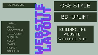 css bangla tutorial-35| css website layout| how to design css layout |how to create css layout