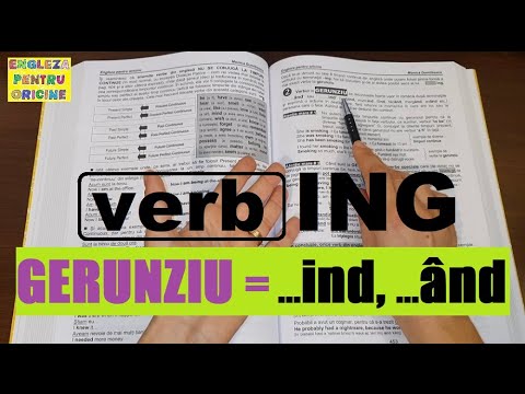 Lecţia # 227 – Verb+ING = Gerunziu (……ind, ……ând)