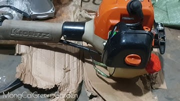 Kioritz SRE 2720 - Máy cắt cỏ Nhật bãi 27cc giá rất tốt cho bà con nông dân làm cỏ vườn, đồi, rừng