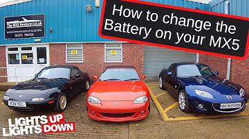 How to change the battery on your MX5 or Miata - How to guide