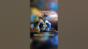 ABB Robot Dual Machine Argon Arc Welding Automatic Welding #robotarmwelding