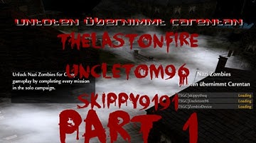 Nazi Zombie Custom map: Untoten Übernimmt Carentan part 1