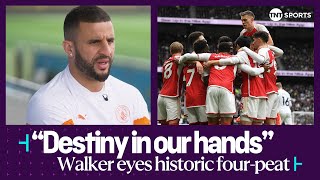 “IT MEANS A LOT TO ME” ❤️ | Kyle Walker reflects on leading City as they aim for 4th PL in row 🏆🏆🏆🏆