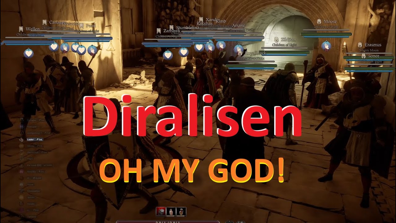 Children of Light invade Zebeum Diralisen with Guests.