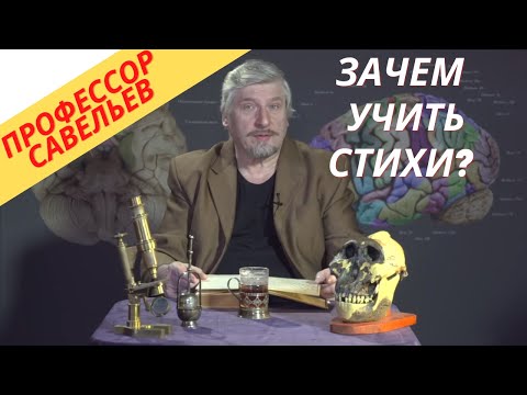 Профессор Савельев - зачем учить стихи?