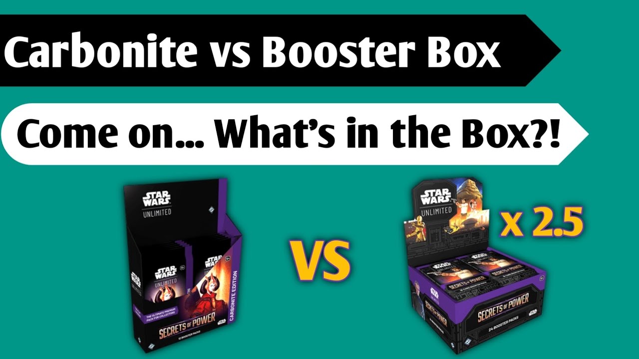 Carbonite versus Booster Box: Secrets of Power