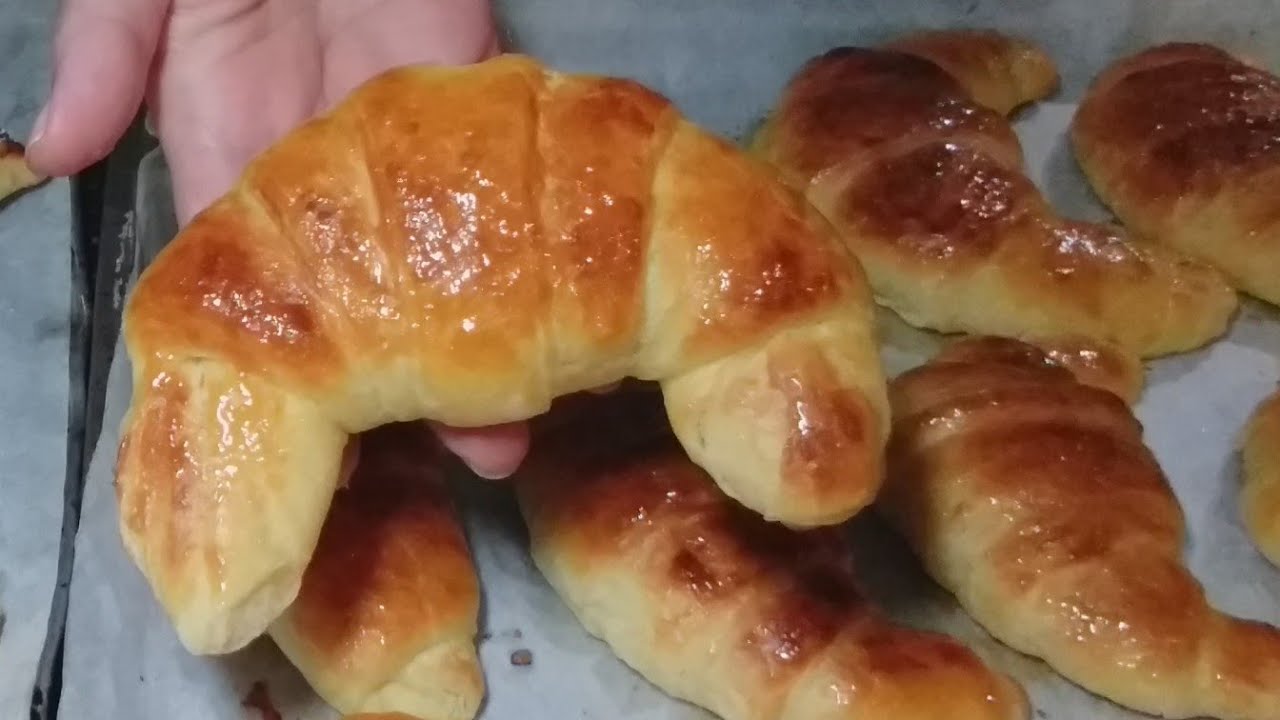 Les croissants à la maison sont faciles et un excellent résultat👌 - YouTube