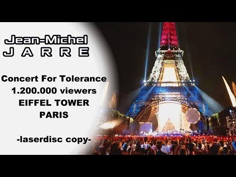 JEAN MICHEL JARRE PARIS EIFFEL TOWER FRANCE [upscale 1080p HD]