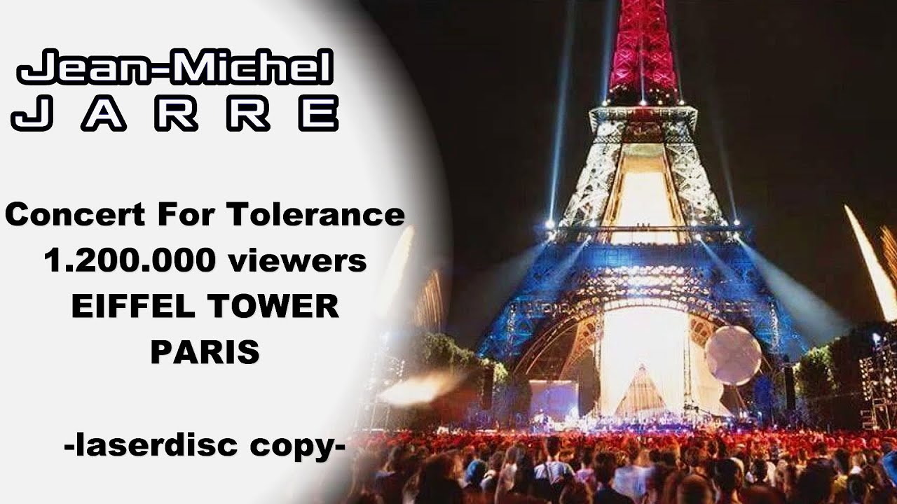JEAN MICHEL JARRE PARIS EIFFEL TOWER FRANCE upscale 1080p HD